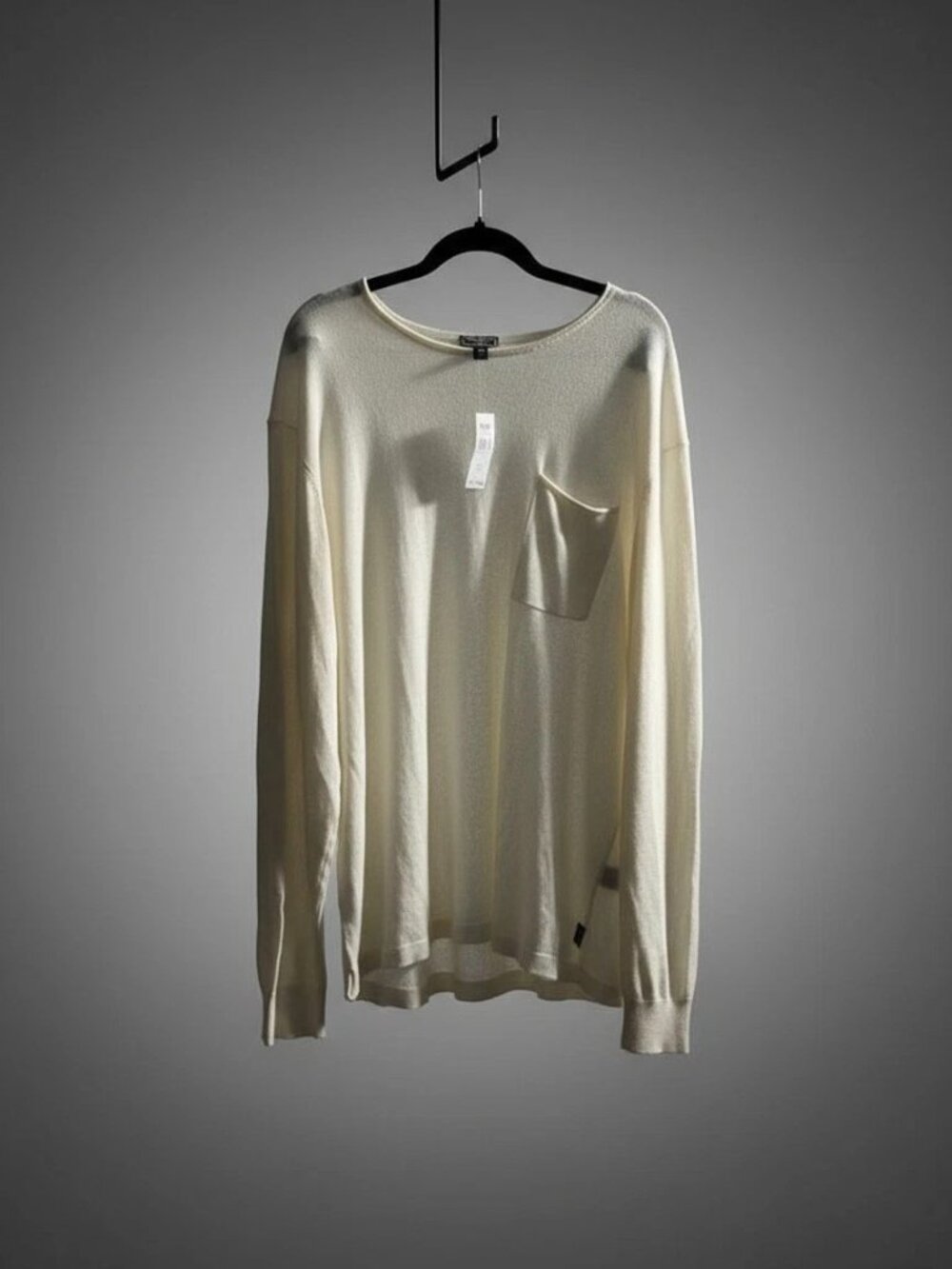 Todd Snyder Textured Linen Crew Sweater Size XXL Bisque NWT 198 - Picture 2 of 11